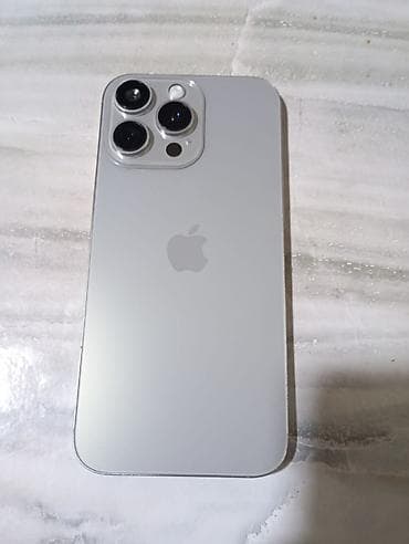 IPhone 16 Pro Max, 512 GB, Gümüşü, Zəmanət