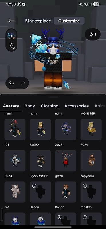 robux qiymetleri: Roblox hesabı satılır. Hesabda bir dənə Limited papaq var. Hesabda — 3