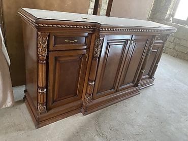 stul: Klassik üslubda işlənmiş mebel dəsti (qonaq otağı üçün) Masanin — 7
