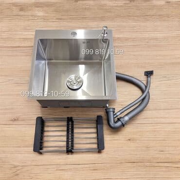 mətbəx çanağı qiyməti: Yeni Kvadrat Mətbəx çanağı, Paslanmaz polad — 3