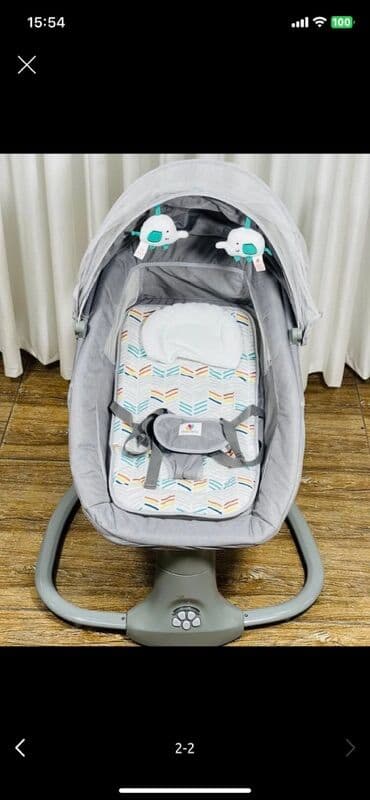 Uşaq masaları: Oğlan və qız üçün, Dördbucaq, Beşik, Dəstsiz, Matras ilə, Yellənmə mexanizm ilə — 1