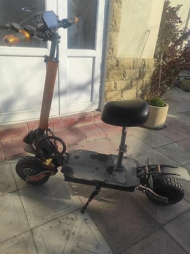 velosiped oturacağı: Elektrik skuter – iri təkərli, oturacaqlı model suret 80.endirim var — 2