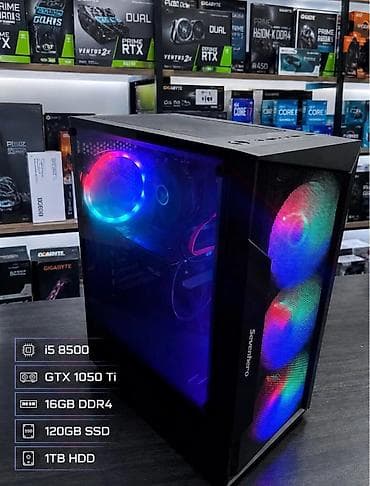 irşad electronics notebook hp: 🛑🛑Endirim olunacaqdır🛑🛑Gaming masaüstü kompüter – RGB işıqlanmalı — 1