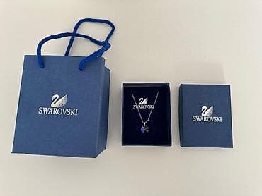 Swarovski boyunbağı - Brend: Swarovski - Model: dairəvi kristal asma