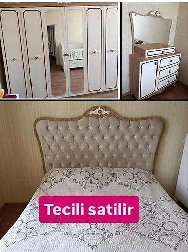 kuğna mebeli: Aynur 4540 💫 Yataq dəsti əla vəziyyətdə. 500 azn. Matras və baza var — 1