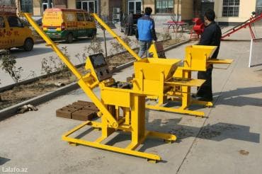 mismar istehsali: Kərpic aparatı, insan əməyi ilə işləyir, elektrik enerjisiniə qənaət — 3