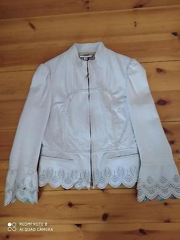 türkcə kurtka: Orijinal Roberto cavalli deri godekce,S-M razmer,cox az geyinilib,yeni — 2