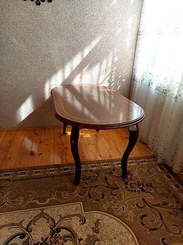 dairevi stollar: Açılan/uzadıla bilən yemək masası - Material: taxta karkas, parlaq — 3