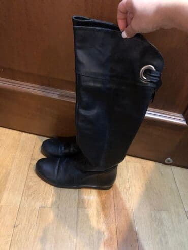 qadın çəkmə: Ölçü: 36, rəng - Qara, İşlənmiş — 3