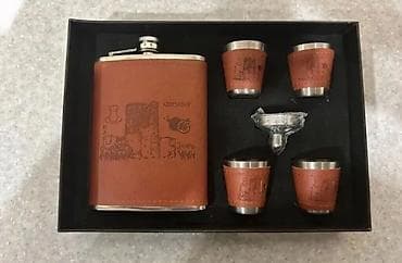 masaustu dest: Suvenir spirt qabı dəsti – Azərbaycan tematikası Tərkib: - — 2