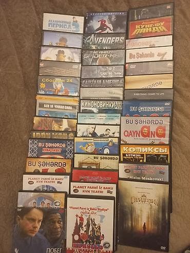 dvd: DVD disklər toplusu – kino, cizgi-filmlər və şoular 66 ededdi 20 azn — 1