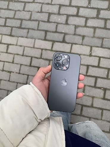 telefon kabeli: IPhone 14 Pro, 128 GB, Space Gray, Zəmanət, Simsiz şarj, Face ID — 4