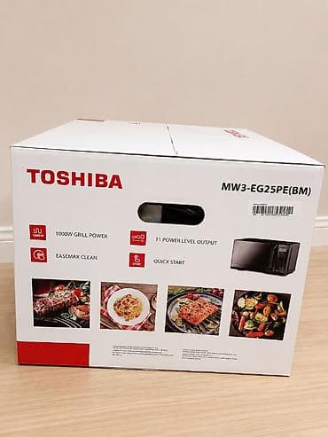 efba soba: Mikrodalğalı soba Toshiba, rəng - Qara, Yeni — 1