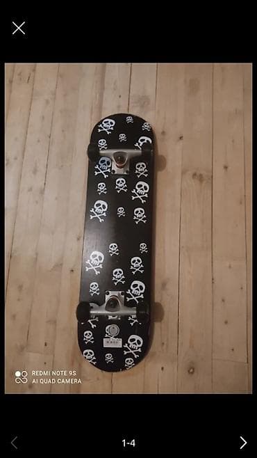 Skateboard – tam komplekt - Ölçü: standart ikitərəfli konkisürmə