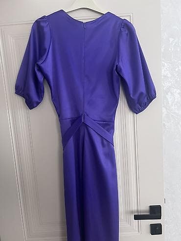 dress: Qumash moda evinin özəl hazırlanmış bənövşəyi rəngli zərif donu 36 — 3