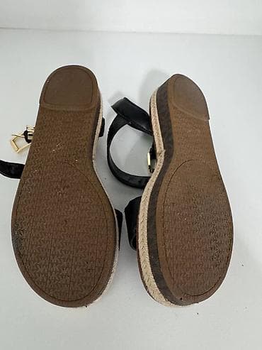 Basanoşka və səndəllər: Ölçü: 37, rəng - Qara, İşlənmiş — 4