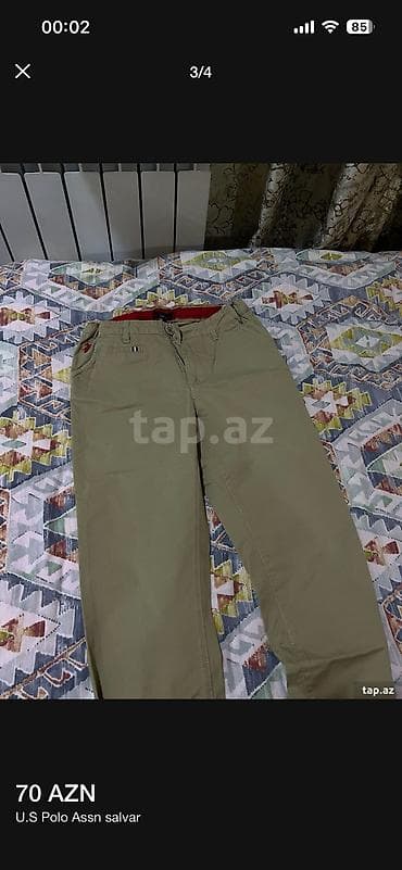 kişi botu: Klassik Şalvar, U.S. Polo Assn, S, rəng - Bej — 2