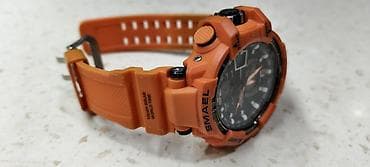 deri plaş: İşlənmiş, Qol saatı, rəng - Narıncı — 2