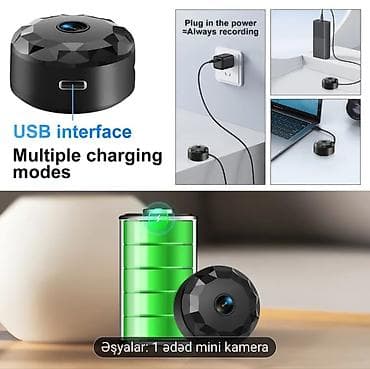 iphone 17 pro satış: Mini Wi‑Fi Təhlükəsizlik Kamerası (V720 App) - Super kompakt ölçü — 5