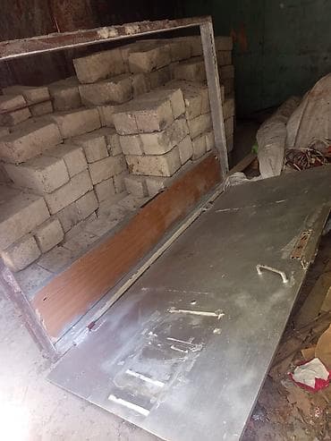 Dəmir giriş qapısı və metal karkas - Material: Tammetal (qalın polad — 2