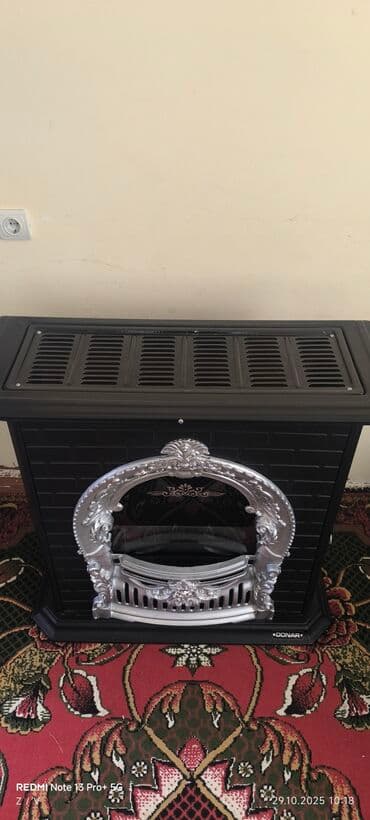 Kamin Peçi, yanacaq - Qaz