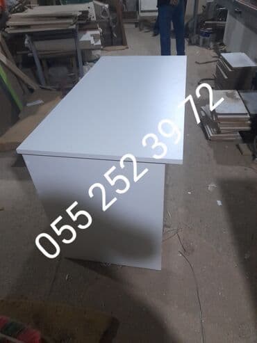 komputer alışı: Kompüter masası, Yeni, Açılan, Laminat, Kvadrat masa — 4