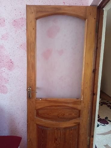 Taxta məişət qapıları – dəst - Material: təbii ağac (şponlanmamış) — 3