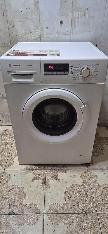 Paltaryuyan maşın Bosch, 6 kq, İşlənmiş, Avtomat, Qurutma var, Ödənişli çatdırılma — 1