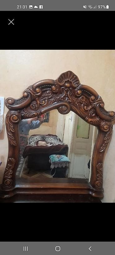 Güzgü Masaüstü, Dekorativ, Naxışlı