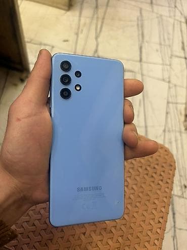 honor 8x satilir: Samsung Galaxy A32, 64 GB, rəng - Göy, Barmaq izi — 2