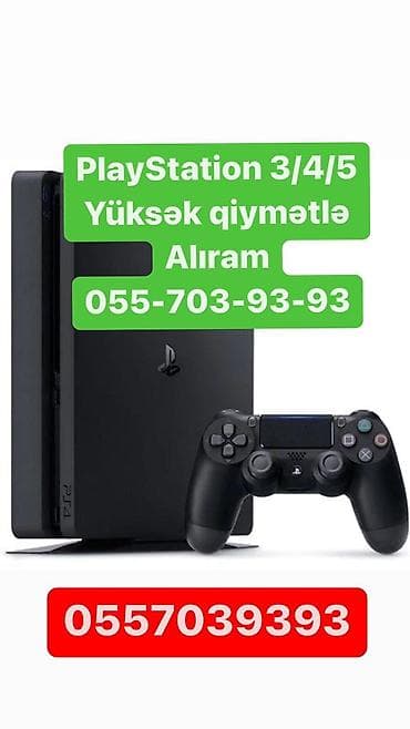 Her növ Playstatıon 3/4/5 Yuksek qıymetle unvandan Alıram Ps3