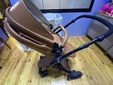 Коляски: Классическая прогулочная коляска, Foofoo, Б/у, Бесплатная доставка — 2