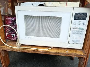 Mikrodalğalı soba Ayrıca dayanan, Mikrodalğalar ilə, rəng - Ağ