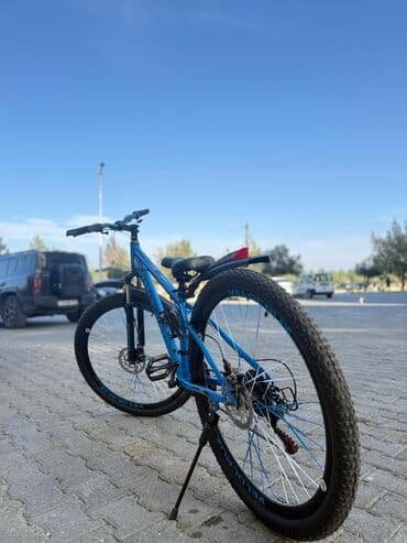 велосипед corex: Velosiped - Çərçivə: yüngül alaşımlı, mavi rəng, aşağı enişli dizayn — 4