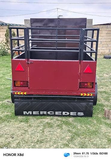 maşın qoşqusu: Yük qoşqusu (tək oxa), fermer və tikinti işləri üçün universal — 1