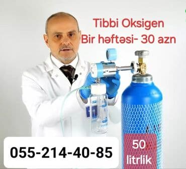 inqalyasiya aparatı qiymeti: 5 10 15 40 50 litrlik Tibbi oksigen balonu. Tənəffüs — 1