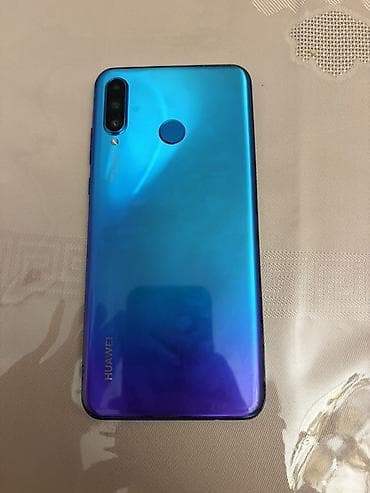 huawei mate 20 lite ekran: Huawei P30 Lite, rəng - Göy, Barmaq izi — 2