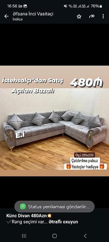 Künc divan lalafo.az -da Künc divan