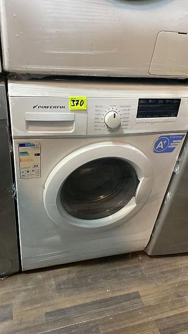 tp link 8151n: Ağ rəngdə, ön yükləməli paltaryuyan maşın. Bu model müxtəlif yuma — 3