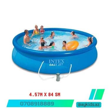Məhsulun təsviri: Pool Intex Easy Set 457 x 84 sm filtrli Hovuz