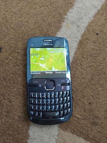 Nokia C3, rəng - Mavi, Düyməli