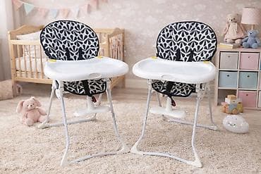 Uşaq arabaları: Uşaq yemək stulları (2 ədəd) - İki ədəd uyğunlaşan yemək stulu, eyni — 2