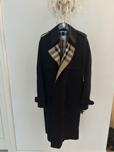 Baş geyimləri: Plaş, Burberry, M, rəng - Qara — 1