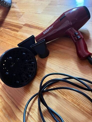фен для волос: Фен-расческа Sonashi, Новый, Самовывоз — 1
