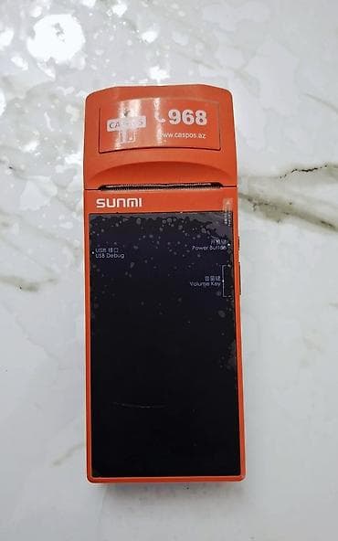SUNMI portativ POS terminalı – birləşdirilmiş qəbuledici və çap