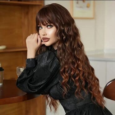 sac rəngi: Parik, Süni — 4