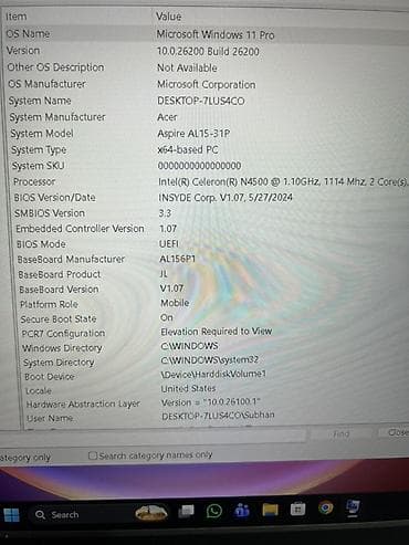rəsmi 11: Acer Aspire AL15-31P noutbuk - Ekran: 15.6" geniş ekran, nazik — 4