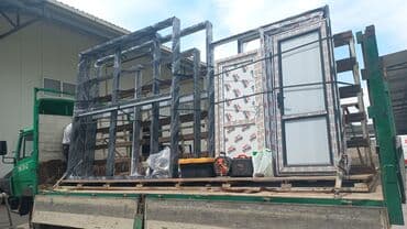 siyirməli qapılar: Yeni Plastik qapı Çərçivə ilə, Zəmanətli, Pulsuz quraşdırma, Pulsuz çatdırılma, Rayonlara çatdırılma — 1