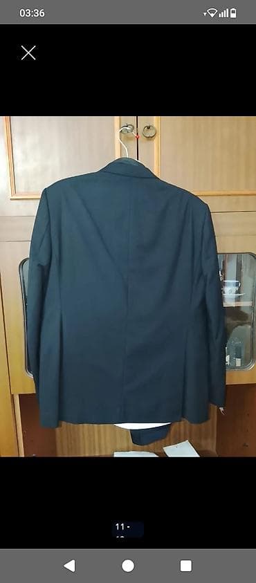 Pashaturk kişi geyim dəsti - Rəng: qara (ağ köynəklə) - Stil: Slim