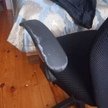 ofis masası 2. el: İşlənmiş, Təkərli, Qolları tənzimlənmir, Parça — 2